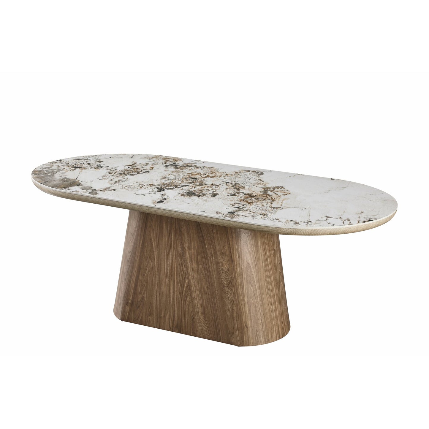 Masa Ovala Goran Stejar Si Beige Pandora 200 x 100 x 75 Cm