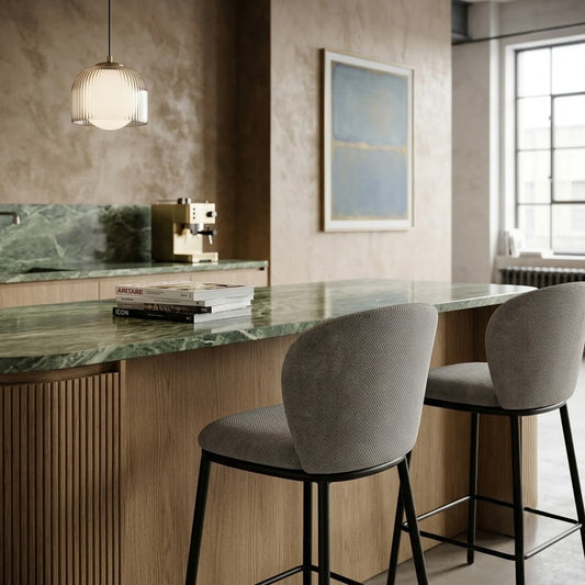 Scaun Bar Bruno Light Gri 46 Cm
