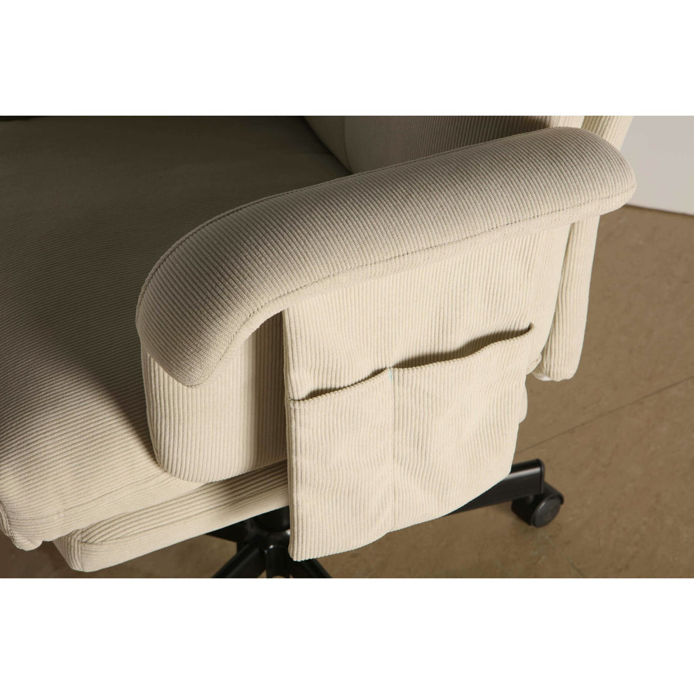 Scaun Birou Sevelin Crem 74 Cm