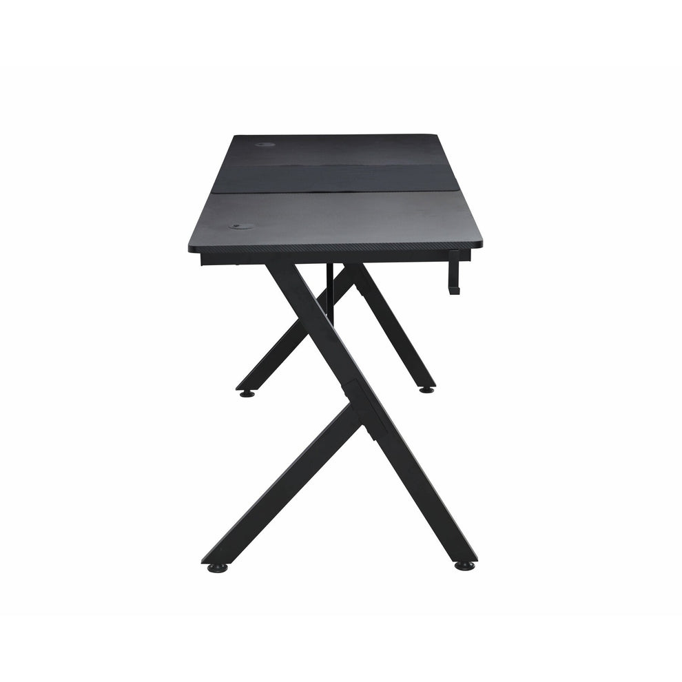 Birou Gaming Lord Negru 160 x 60 x 76 Cm