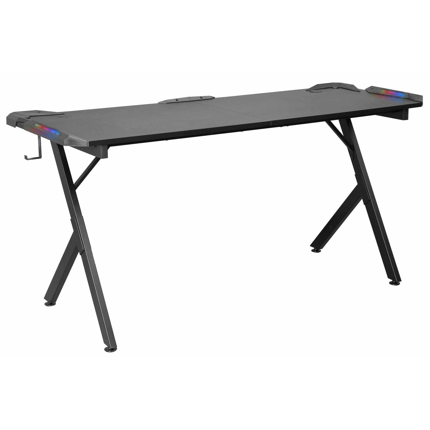 Birou Gaming Lord Negru 160 x 60 x 76 Cm