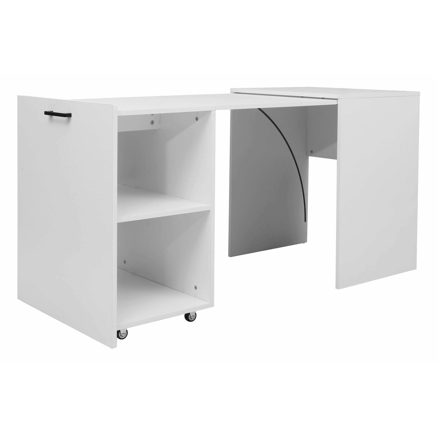 Birou Newsmart Alb 140 x 60 x 76  Cm