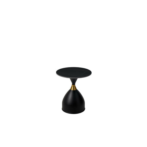 Masa Cafea Lumens Rotunda Negru 50 x 60 Cm