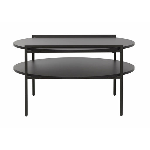 Masa Cafea Jordy Rotunda, Negru  80 x 45 Cm