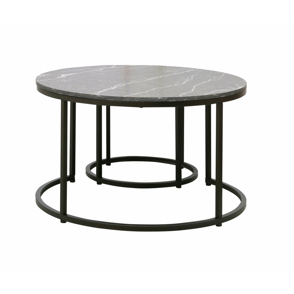 Set 2 Mase Cafea Honore Marmura Negru