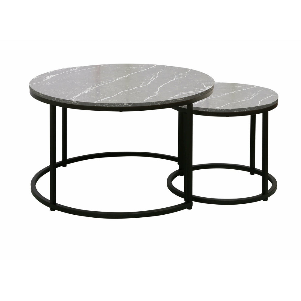 Set 2 Mase Cafea Honore Marmura Negru