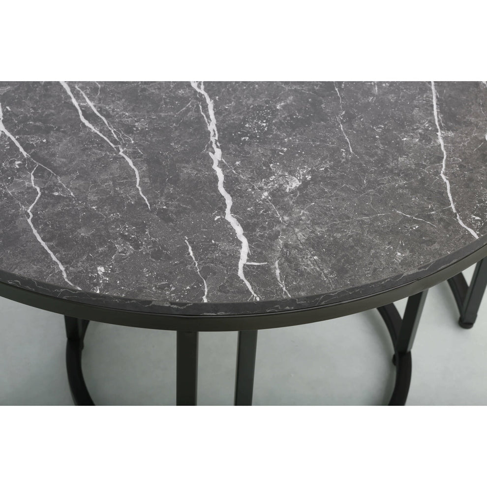 Set 2 Mase Cafea Honore Marmura Negru