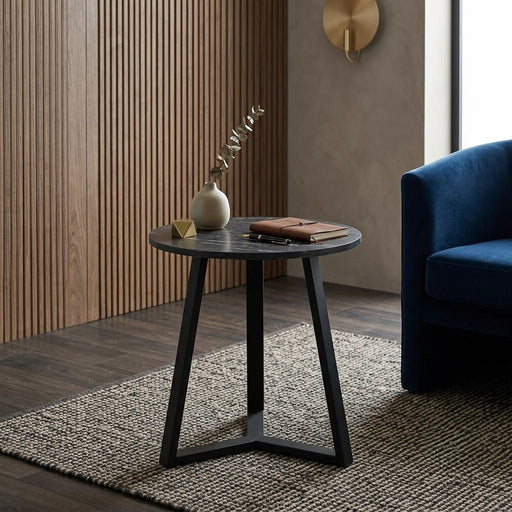 Masa Cafea Farado Rotunda Negru  45 x 52 Cm
