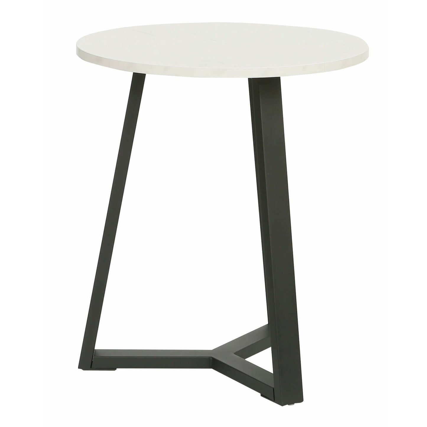 Masa Cafea Farado Rotunda Alb 45 x 52 Cm