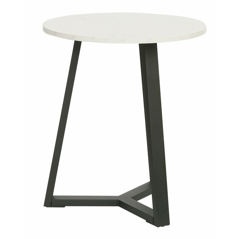Masa Cafea Farado Rotunda Alb 45 x 52 Cm