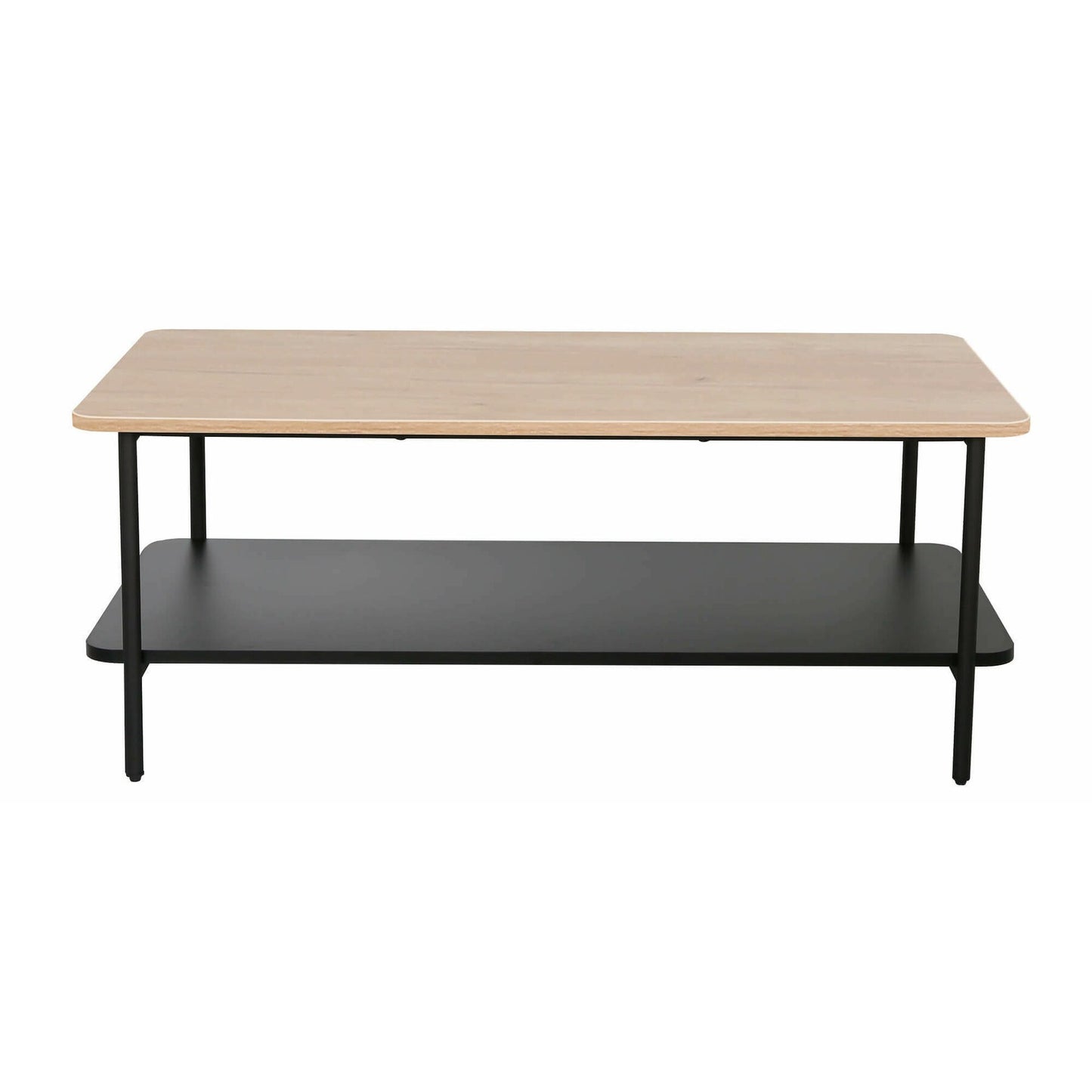 Masa Cafea Merina Natur Negru 100 x 50 x 40 Cm