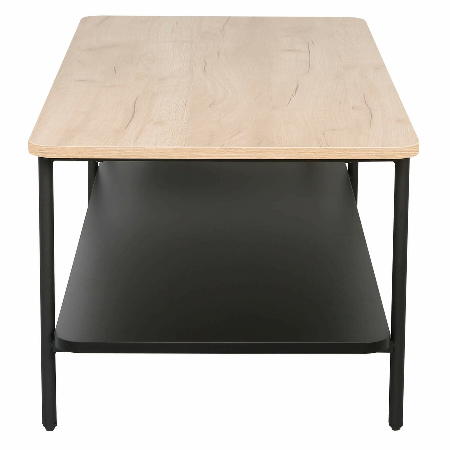 Masa Cafea Merina Natur Negru 100 x 50 x 40 Cm