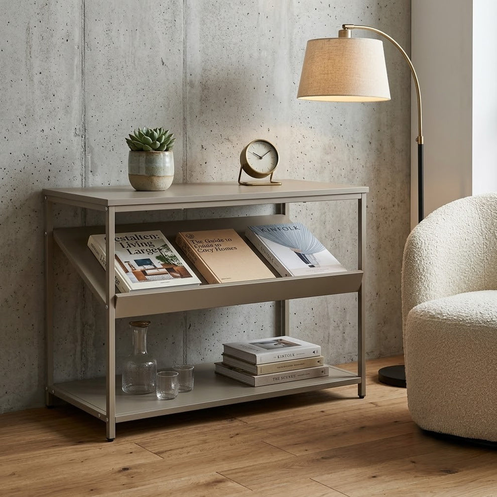 Etajera Pantofi Lara B Taupe 80 Cm