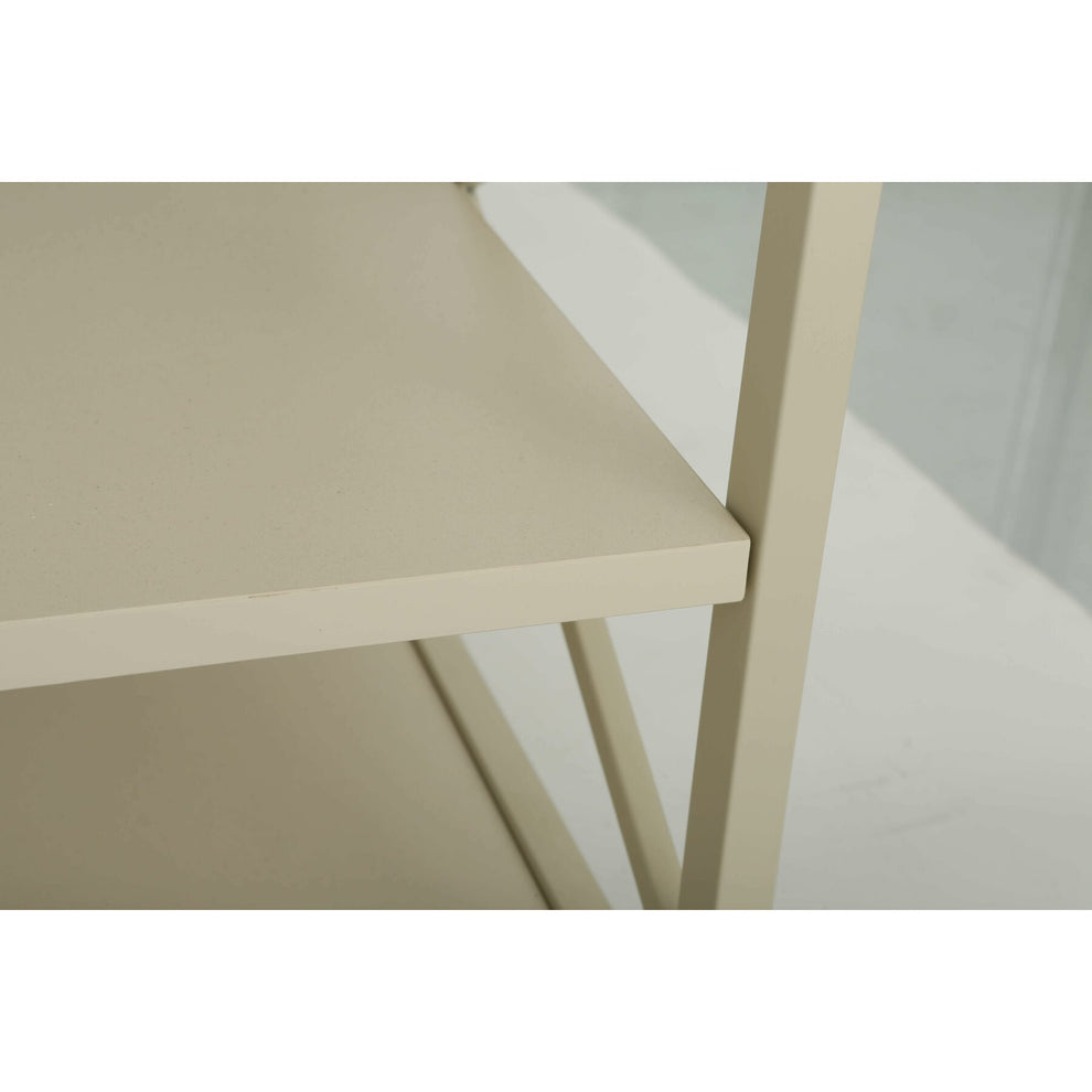 Masa Cafea Metalic Storage C Cream 100 x 50 x 43 Cm