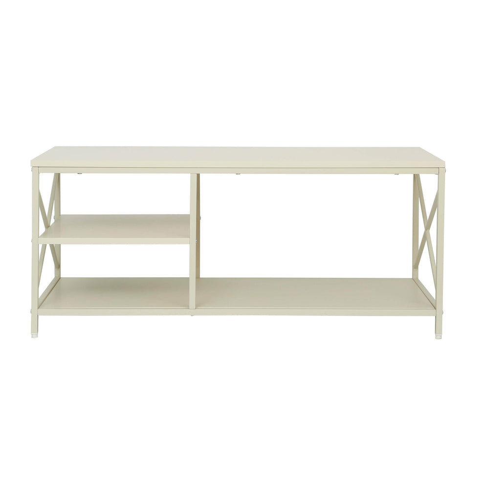 Masa Cafea Metalic Storage C Cream 100 x 50 x 43 Cm