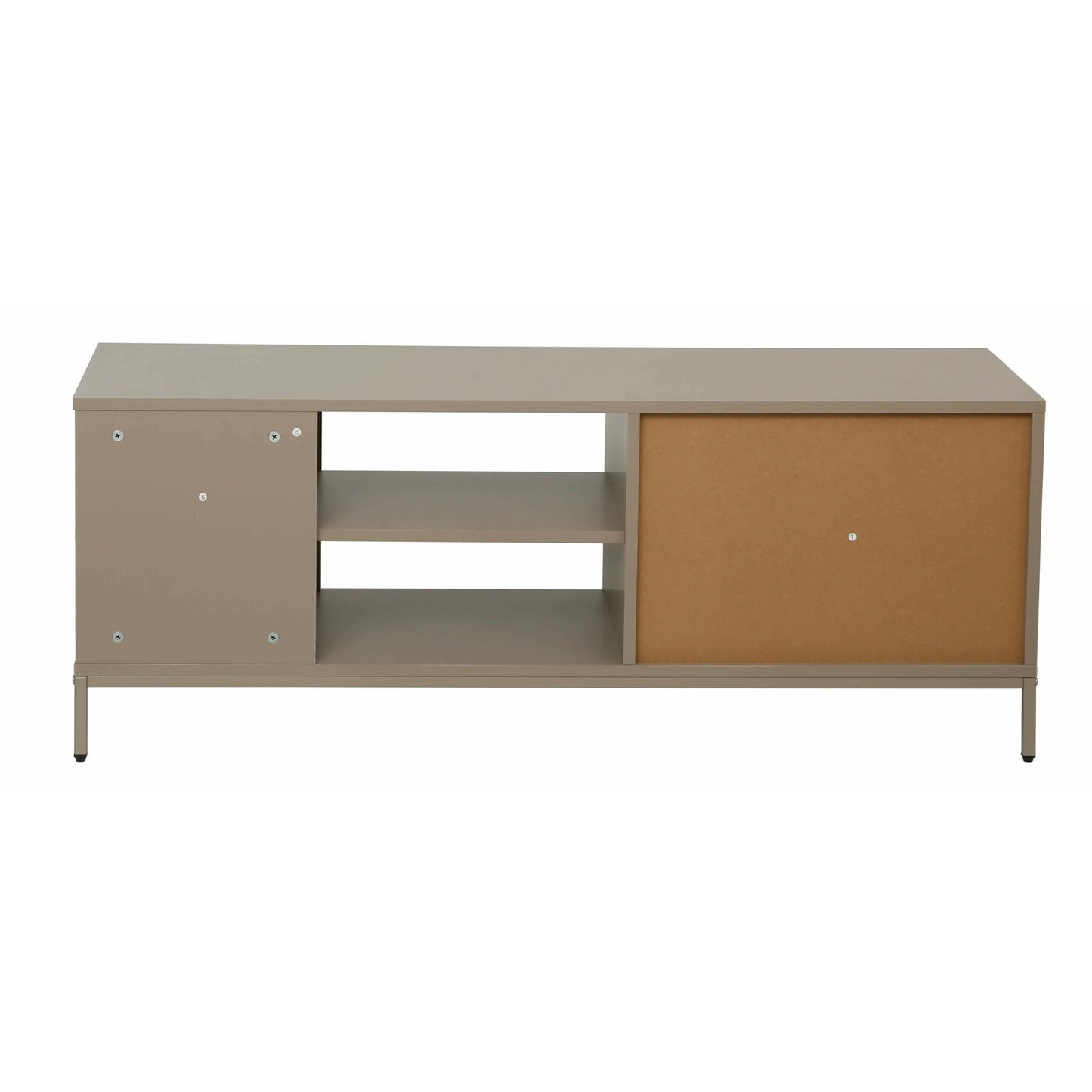 Stand Metalic Tv Luddo C, Taupe 120 Cm