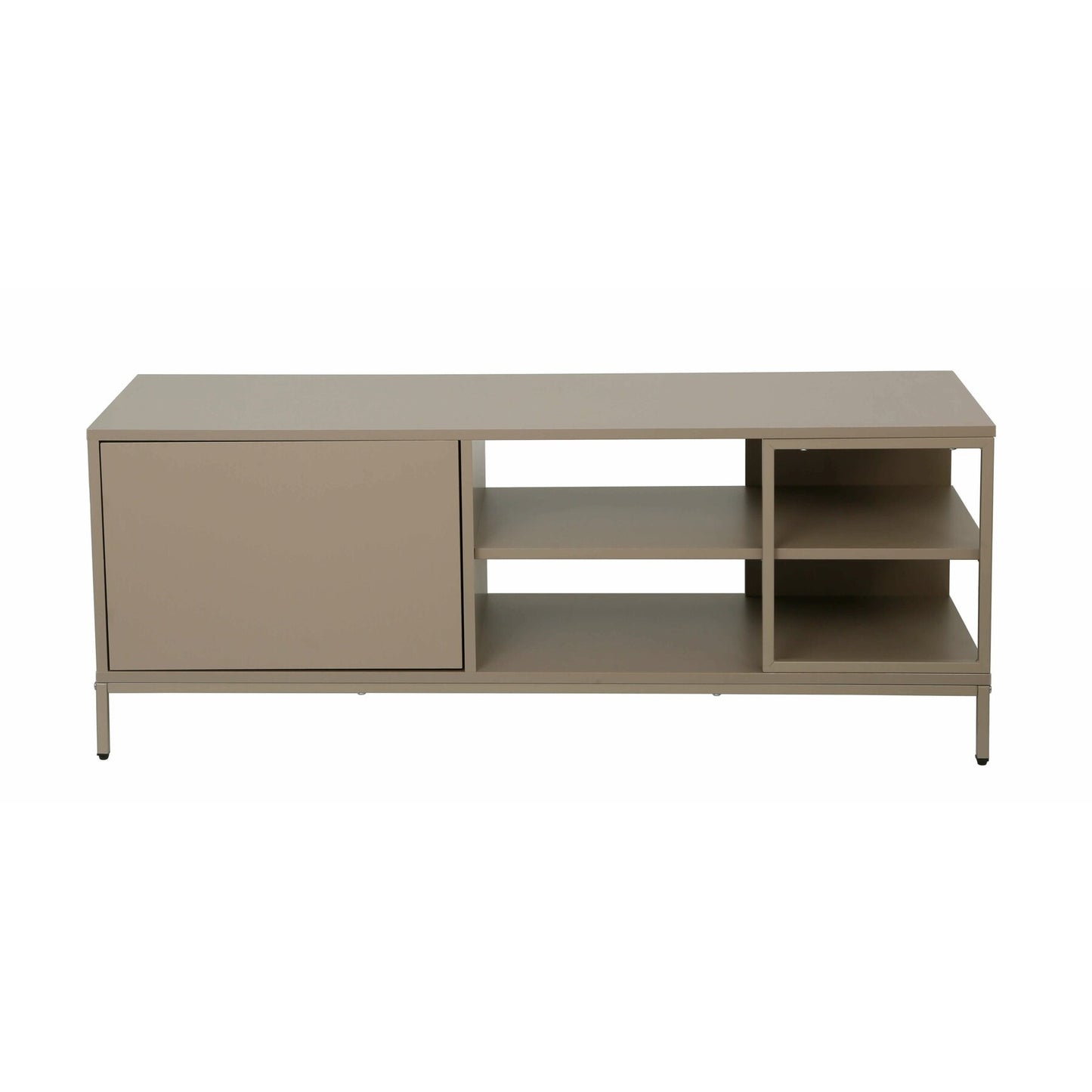 Stand Metalic Tv Luddo C, Taupe 120 Cm