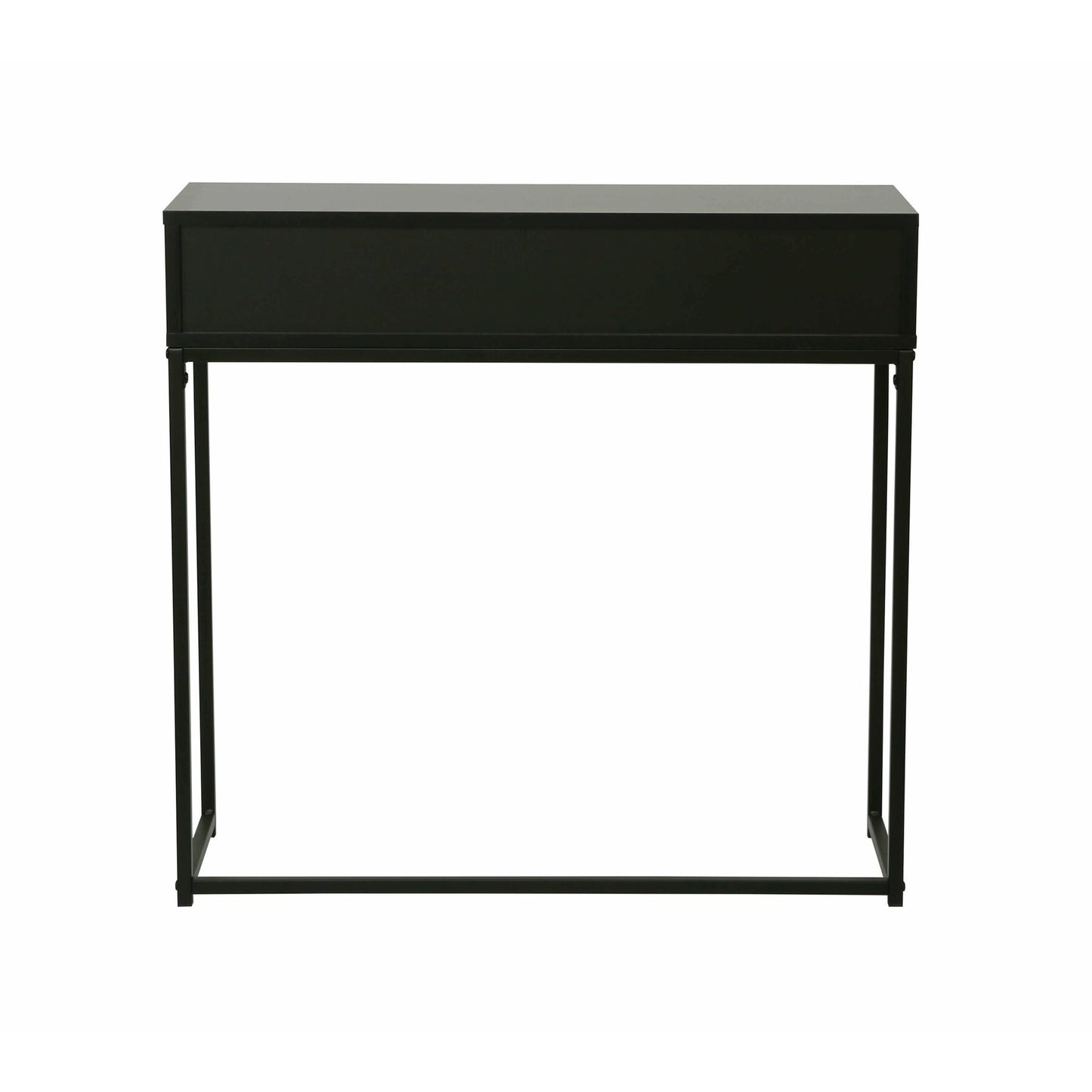 Consola Burgia, Finisaj Marmura, Negru, 80 Cm