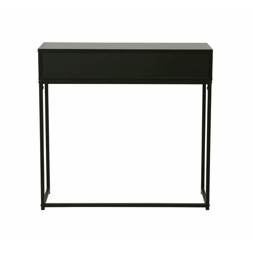 Consola Burgia, Finisaj Marmura, Negru, 80 Cm
