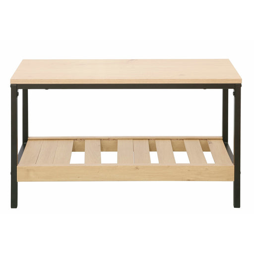 Bancheta Incaltaminte Quest Natur Negru, 70 Cm