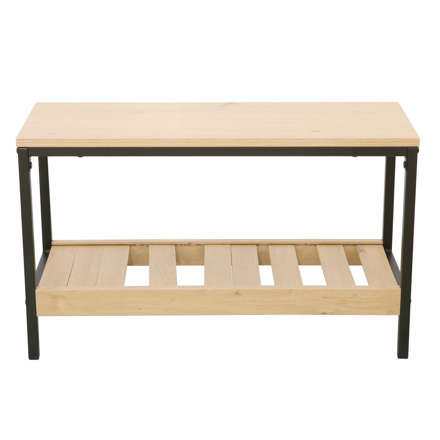 Bancheta Incaltaminte Quest Natur Negru, 70 Cm