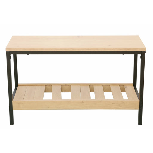 Bancheta Incaltaminte Quest Natur Negru, 70 Cm