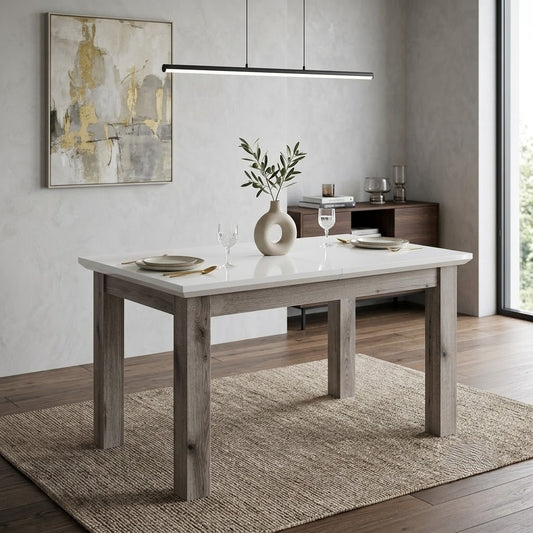 Masa Fiona, Extensibila, 120/160 x 75.6 x 78 Cm