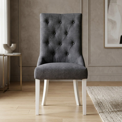 Scaun Carla, Gri, 55.5 x 68 x 107 Cm