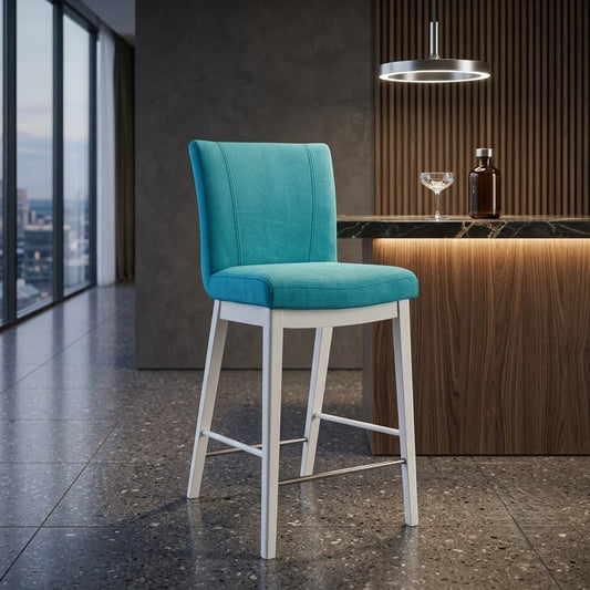 Scaun Bar Sofie, Albastru, 99 x 57 x 43 Cm