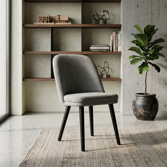 Scaun Julie Gri Si Negru 50 Cm