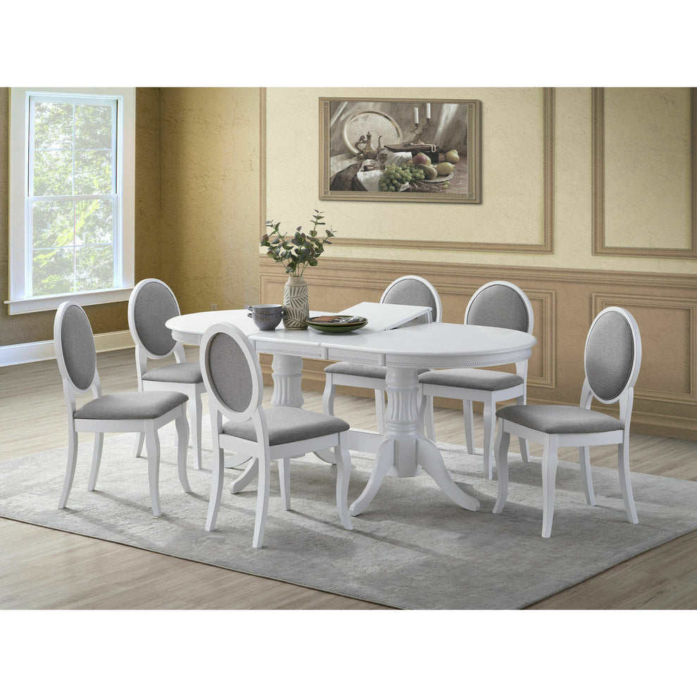 Masa Nemira Extensibila Alba, 150 Cm