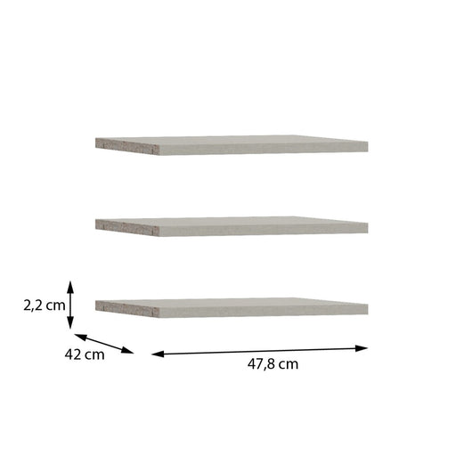 Set Polite Bestday, Gri, 47.8 Cm
