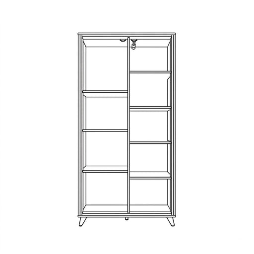 Etajera 1 Usa 1 Sertar Neverlans , 85 Cm