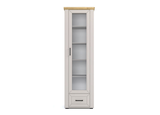 Vitrina 1 Usa Si 1 Sertar Amarena, 62.5 Cm