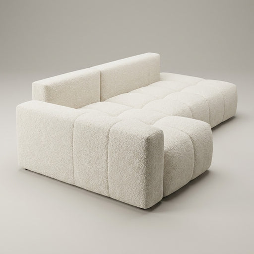 Coltar Extensibil Luna, Insula, Lada Depozitare,5 Locuri, 279 Cm ivory stanga