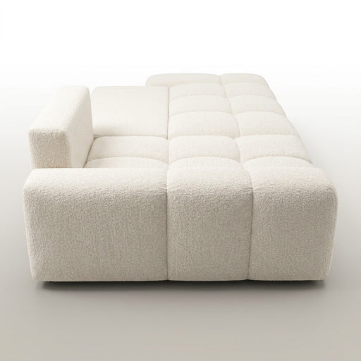 Coltar Extensibil Luna, Insula, Lada Depozitare,5 Locuri, 279 Cm ivory stanga