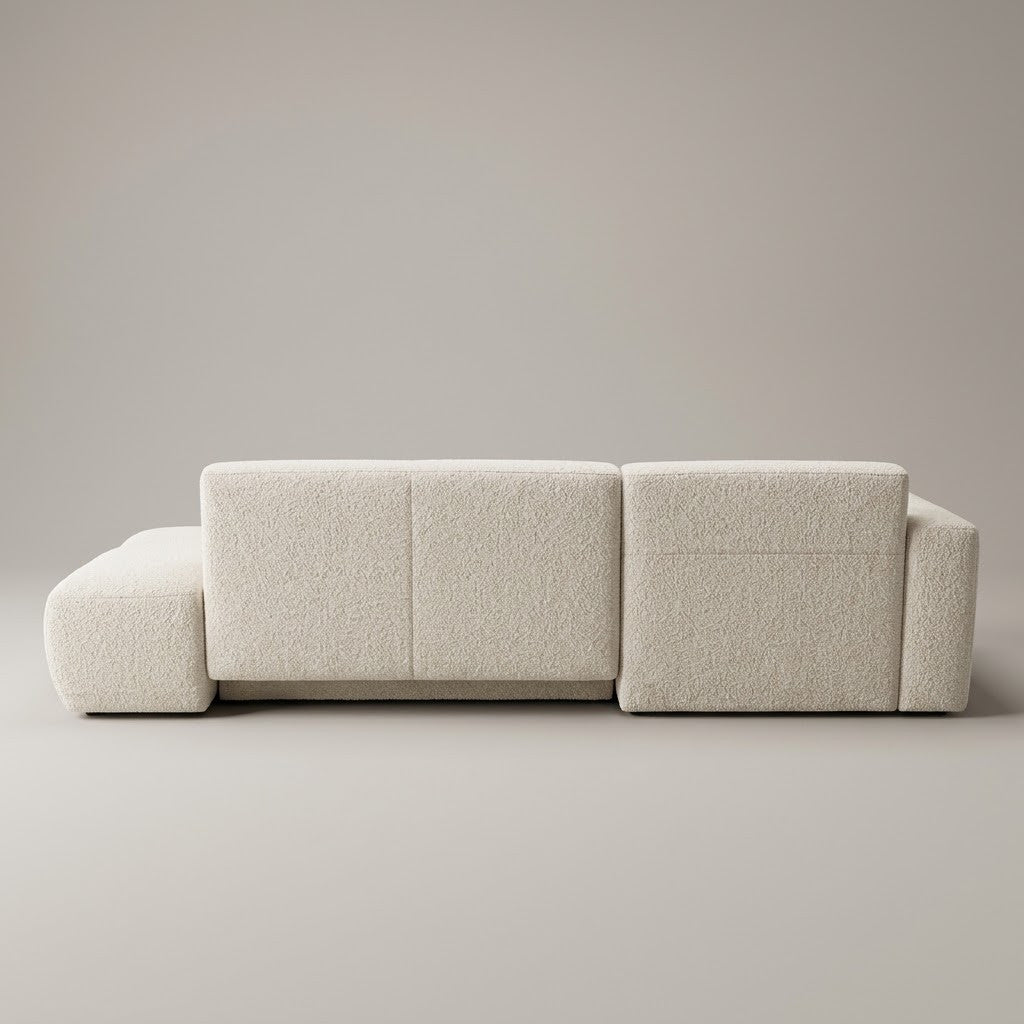 Coltar Extensibil Luna, Insula, Lada Depozitare,5 Locuri, 279 Cm ivory stanga