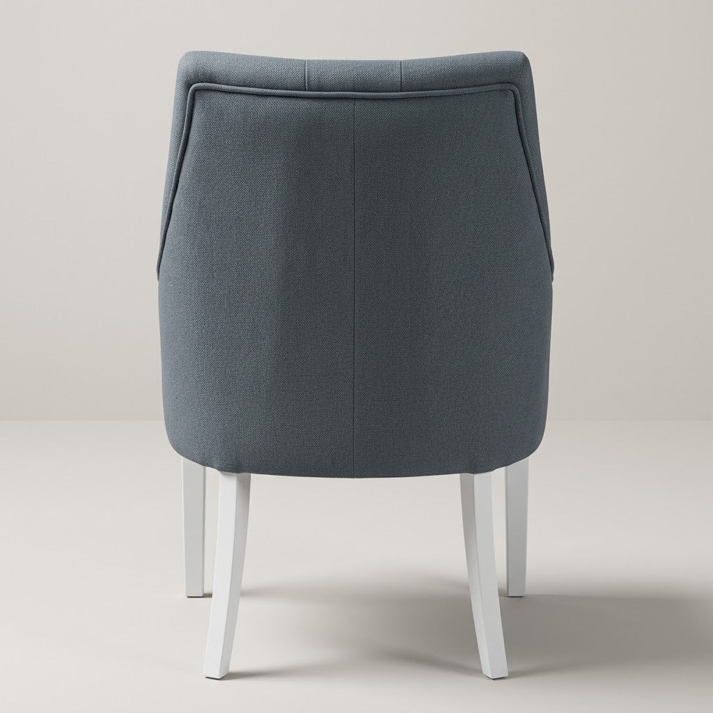Scaun Amanda, Alb Si Albastru, 59.5 X 64 X 97 Cm