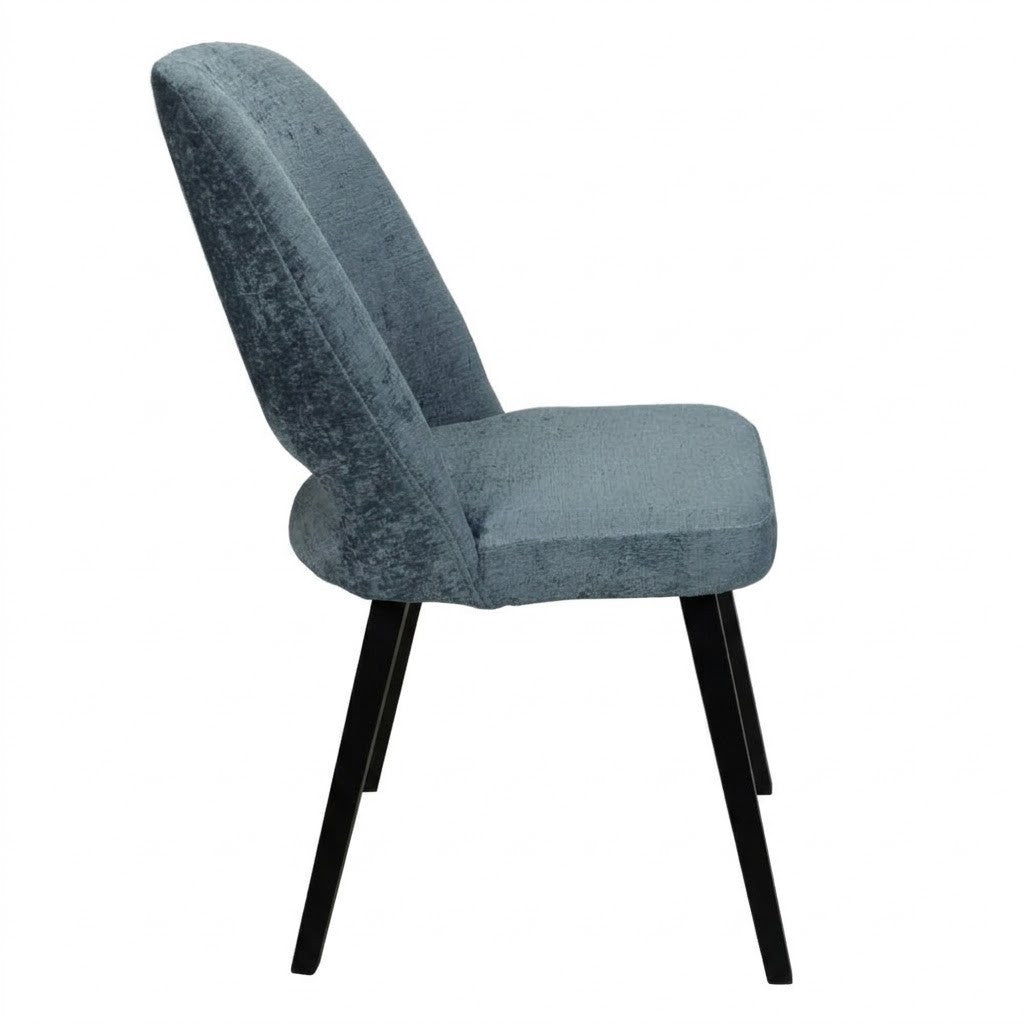 Scaun Jones Albastru Si Negru 50 Cm