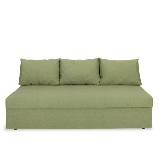 Canapea Extensibila Cu Lada Depozitare Vario, Verde, 191 x 98 x 80 Cm