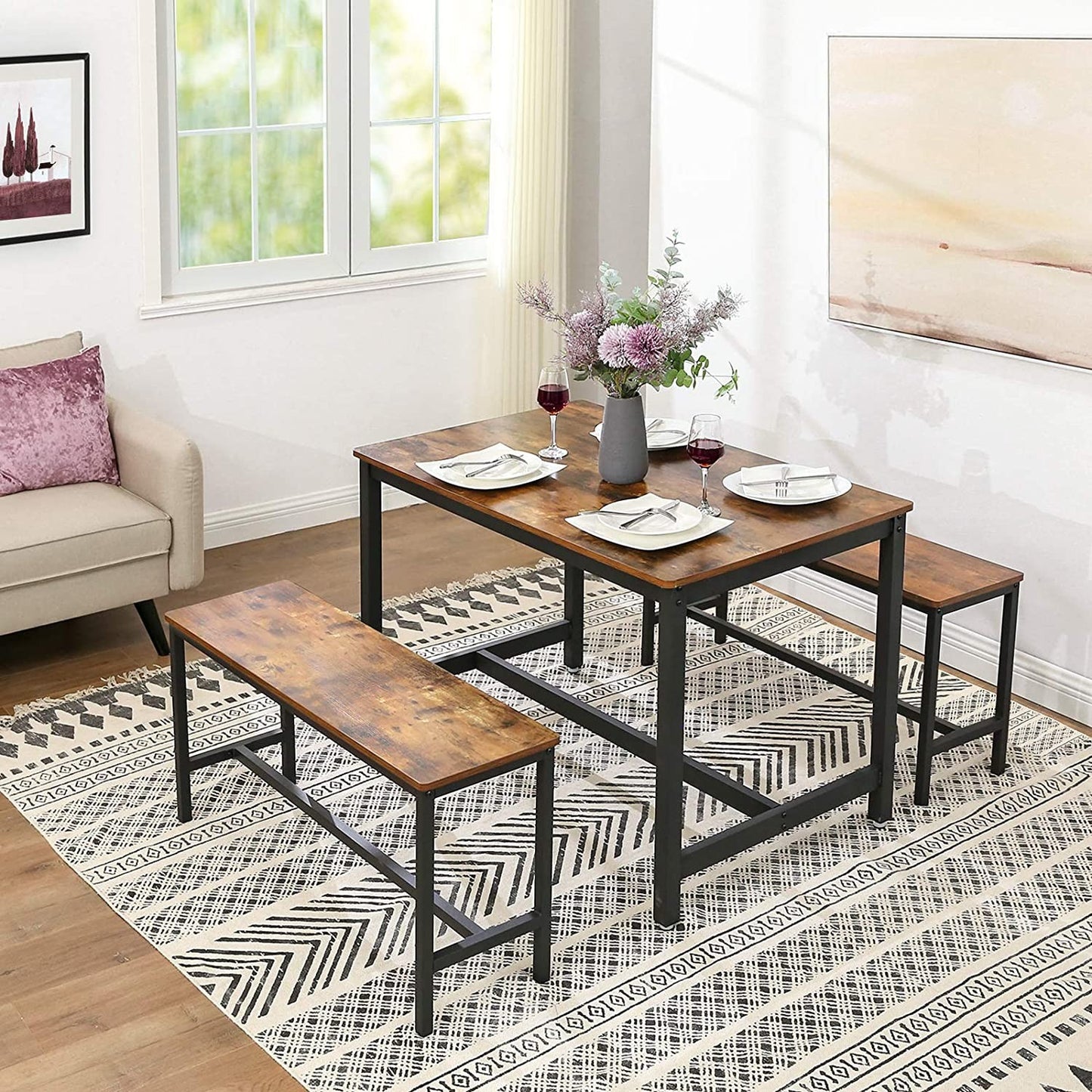 Masa Vintage maro rustic 1200 x 750