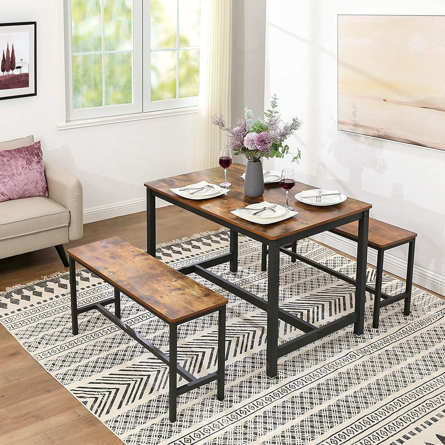 Banca Vintage maro rustic