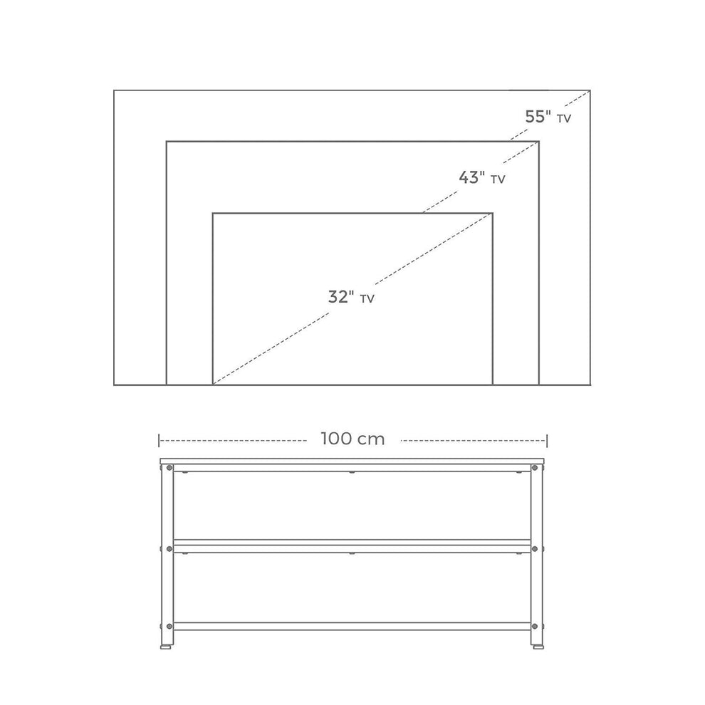 Stand TV Vintage 1000 x 400