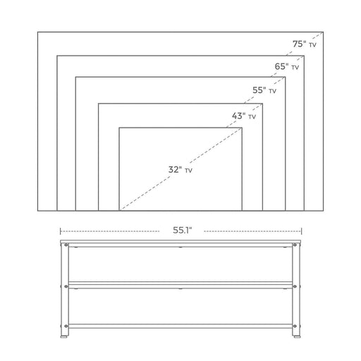 Stand TV Vintage 1400 x 400