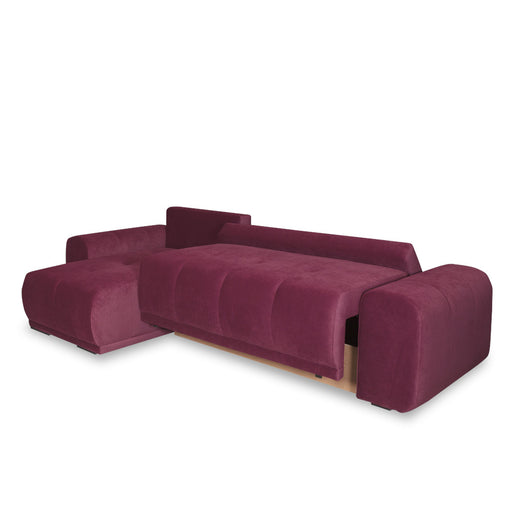 Coltar Extensibil Cu Lada Dreamer, Interschimbabil Stanga/Dreapta, Visiniu, 290 X 162 X 100 Cm