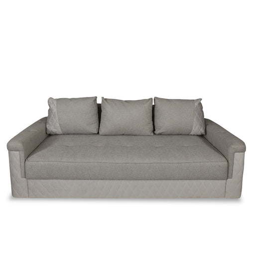 Canapea Extensibila Cu Lada Depozitare Torino, Gri, 233 x 72 x 92 Cm