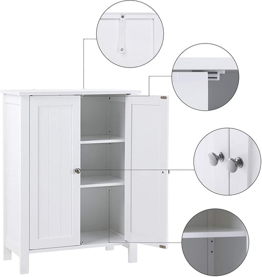Comoda Baie Paola Alb, 60 Cm