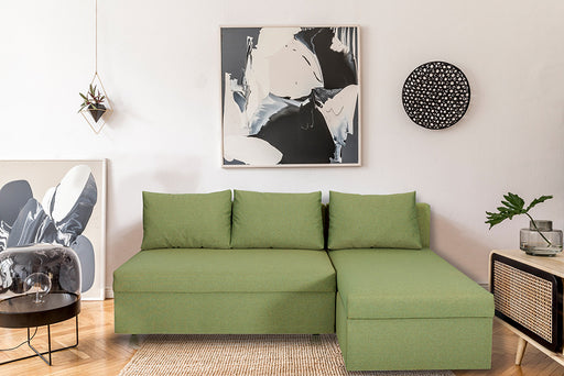 Coltar Extensibil Cu Lada Depozitare Vario, Interschimbabil Stanga/Dreapta, Verde