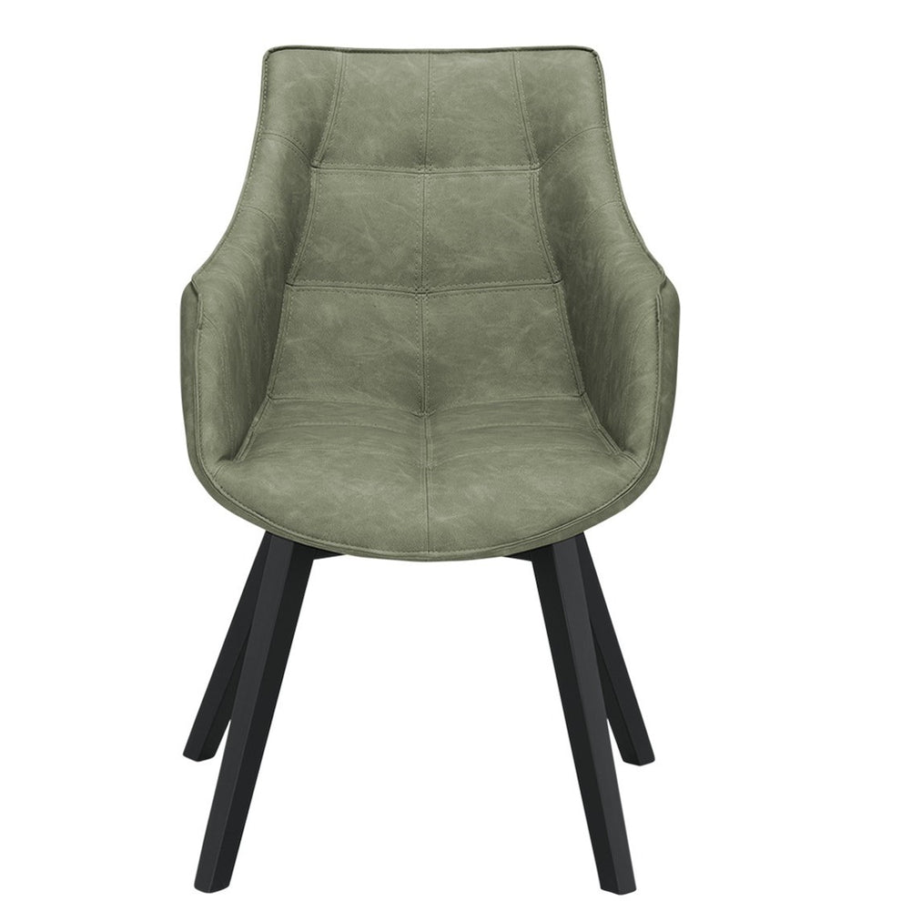 Scaun Reno Cu Brat Vintage Olive, 62 Cm