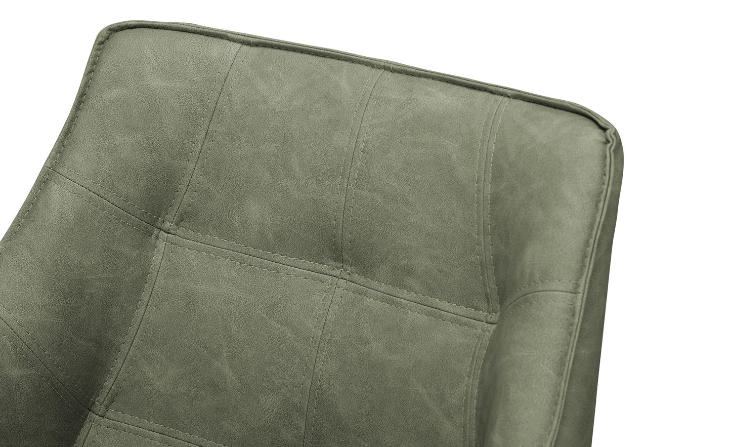 Scaun Reno Cu Brat Vintage Olive, 62 Cm